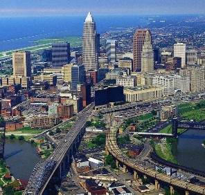 Cleveland in Ohio car rental, USA