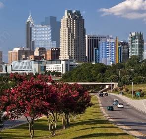 Raleigh in North Carolina car rental, USA